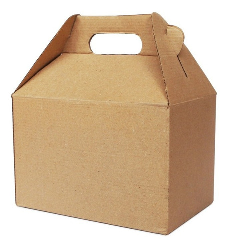 90 Cajas Lonchera Boxlunch Carton Microcorrugado Grande