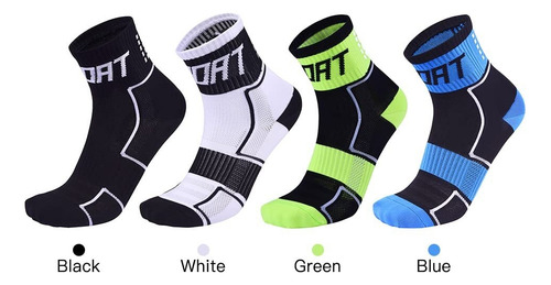 2 Pcs Calcetines Atléticos Reflectantes Para Ciclismo Correr