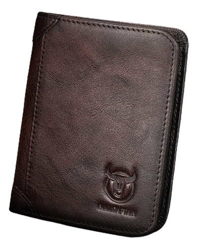 Monedero Para Hombre, Tarjetero, Grande, Plegable, Con Bloqu