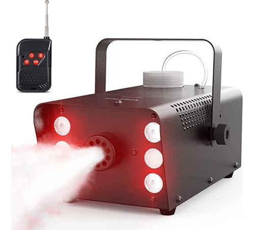 Máquina De Humo, 450 W 6 Leds, Máquina De Humo Con Niebla.