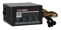 Comprar Fonte de Alimentação ATX para PC Gamer 350W Aerocool VX-350W 20+4 Pinos Advanced Technologies VX Series Black Sem Cabo Bivolt