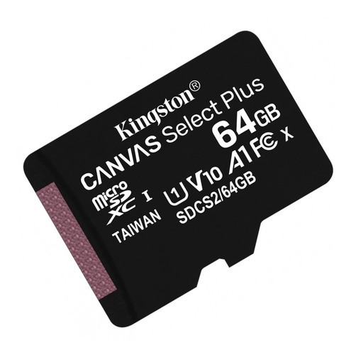 Imagen 5 de 5 de Micro Sd Canvas Select Plus 100r A1 C10 64gb + Adp Kingston
