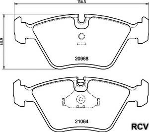 Balatas Disco  Delantera Para Bmw Z3 Roadster  1998