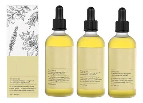 El Aceite Esencial Para El Cuidado Del Cabello Veganic Hair