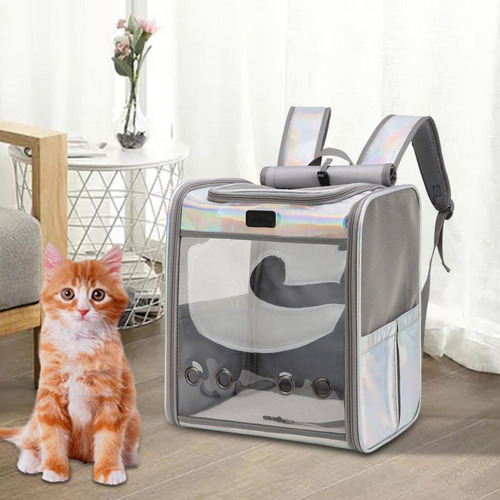 1 Mochila Porta Gatos Bolsa De Viaje Para Perros Vistoso