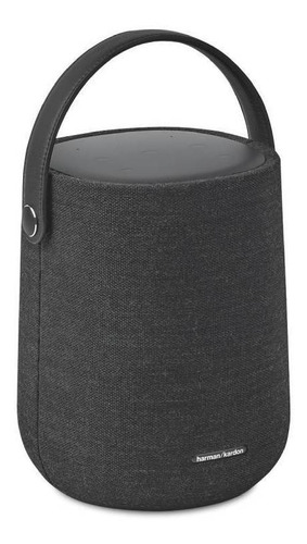 Bocina inteligente Harman Kardon Citation 200 con asistente virtual Google Assistant color black 100V/240V