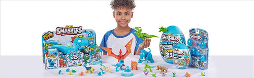 Smashers Dino Ice Age T-rex By Zuru Mini Huevo Sorpresa Con