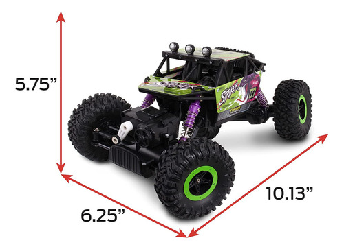 Máquina Media 1/16 R/c Rock Crawler Series 2.4ghz Rock Crawl