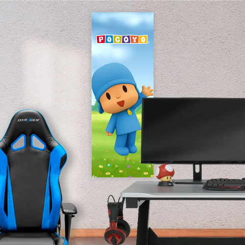 Cuadro Grande 30x80 Cm Pelis Pocoyo Animeras