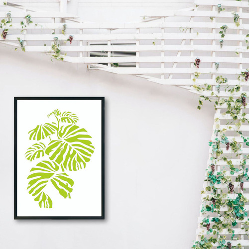 Plantillas Para Pintar Hojas De Flores, Reutilizables, Flexi