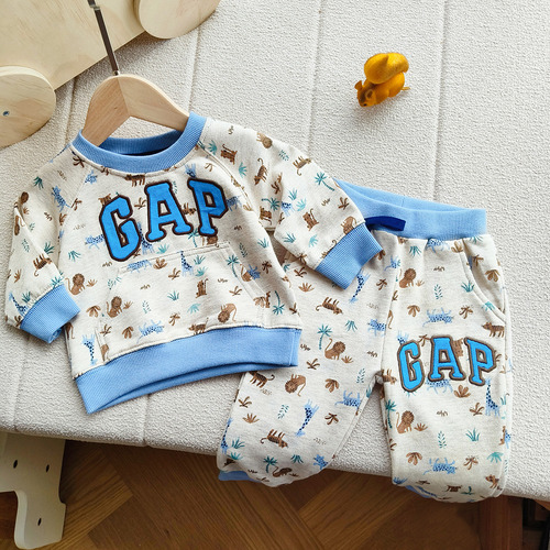 Conjunto De Pantalones Harén Con Estampado De Dibujos Animad