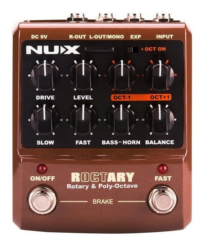 Pedal Efecto Guitarra Eléctrica Nux Roctary