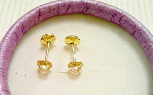 Imagen 7 de 10 de Tuerquitas Oro Rose Gold Filled 14k Abridores Vanesa Duran