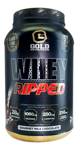 Gold Nutrition Whey Ripped 2 Lbs Proteina Con Quemador