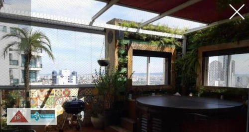 Cobertura Penthouse Com 3 Dormitórios À Venda, 127 M² Por R$ 1.295.000 - Anália Franco - São Paulo/sp - Co0324