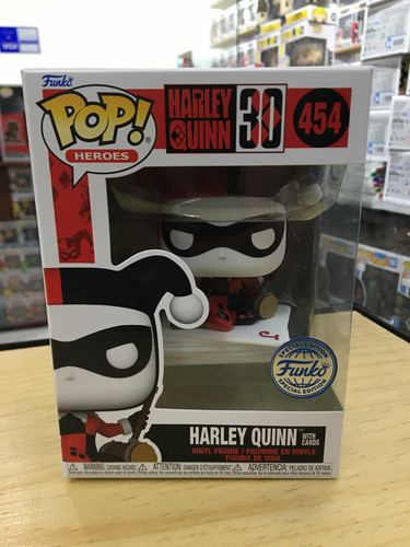 Funko Pop Heroes Batman Harley Quinn Cartas 454