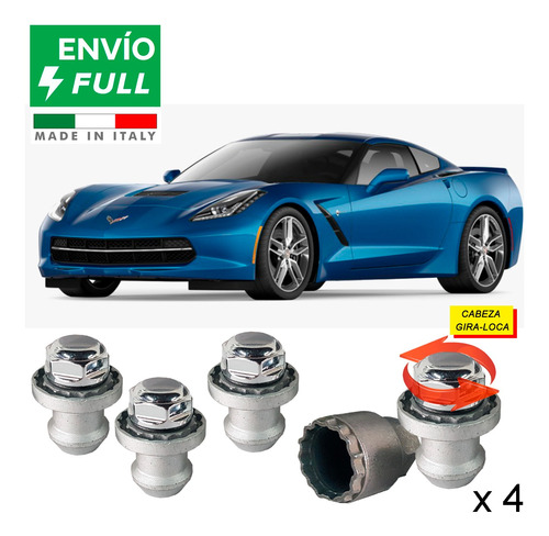 Birlos Seguridad 14 X 1.5mm Chevrolet Corvette Stingray