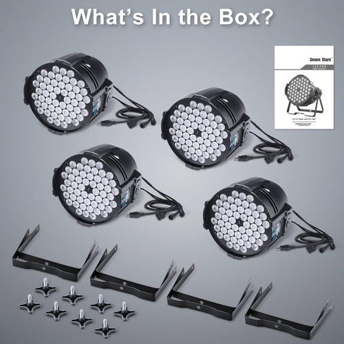Luces Led De Escenario Activadas Por Sonido, Rgb Dmx Stage D