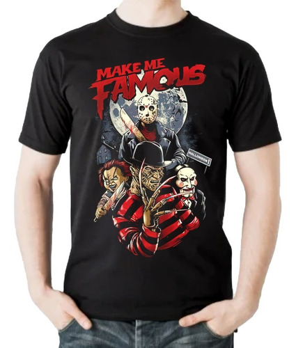 Camiseta Remera Freddy Krueger Terror Clasico Serigrafia