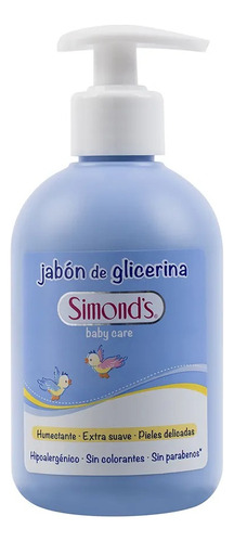 Simonds Baby Care Jabón De Glicerina Piel Delicada 340ml