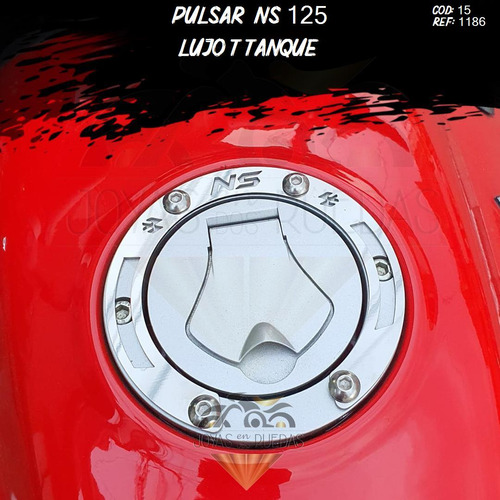 Pulsar Ns 125 Acero Inoxidable Lujo Tapa Tanque