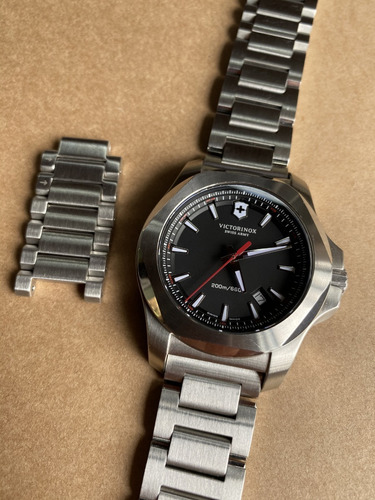 Relógio Suiço Victorinox Inox 241723.1 Original Importado