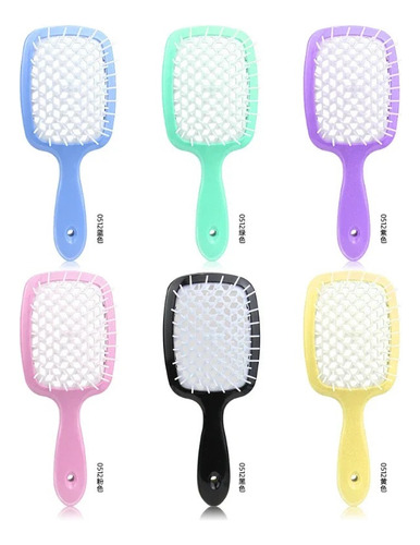 6pcs Peine Para Cabello Enredado, Cepillo Para Desenredar