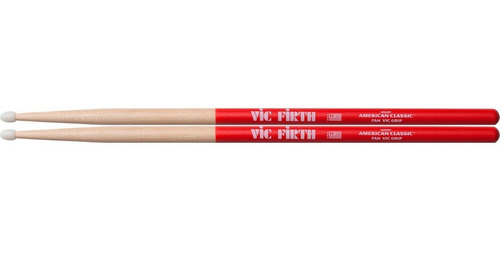 Baquetas De 15.5in C/vic Grip Y Punta Nylon Vic Firth 7anvg