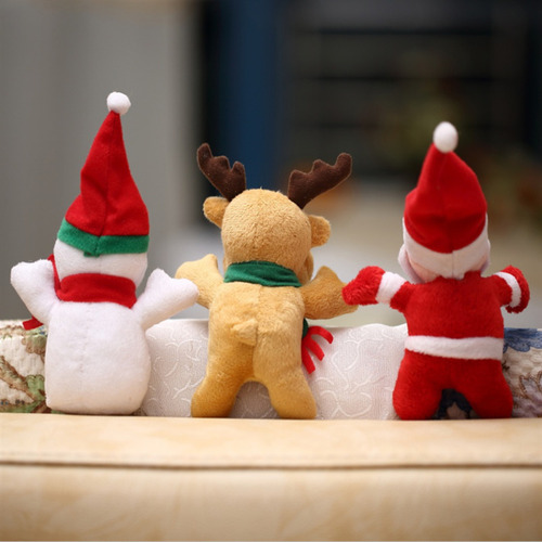 Muñecos De Peluche Pequeños De Navidad, Juguetes De Dibujos