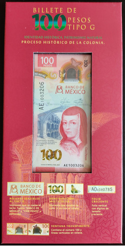 Mexico 2020 $100 Polímero Sin Circ Empaque Oficial Bnxc. Cs 