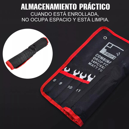 ~ Juego De Herramientas De Llave Combinada De 14 Piezas
