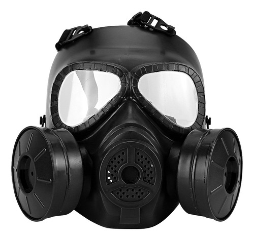 Casco Antigás Militar, Máscara De Simulación Facial Integral
