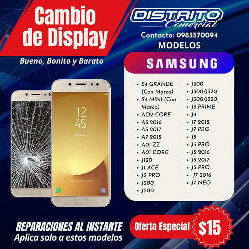 Cambio De Display (promoción Especial)