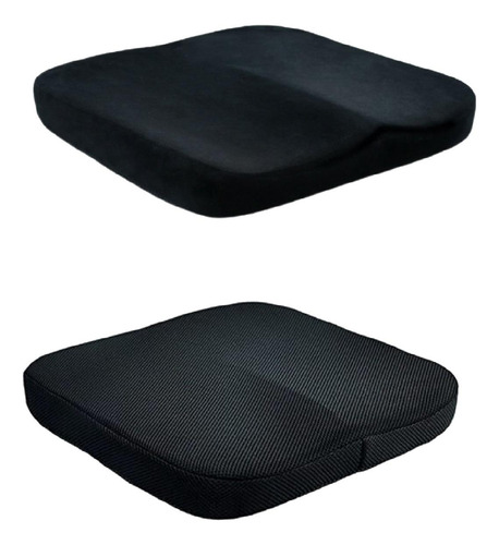 2 Cojines De Espuma Viscoelástica Para Asiento De Silla De