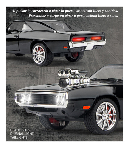 Novonovoq Muscle Car Americano De Metal Em Miniatura Dodge C