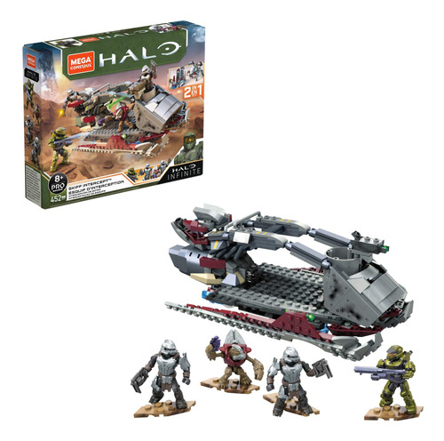 Mega Construx Halo Skiff Intercept - Juego De Construcción.