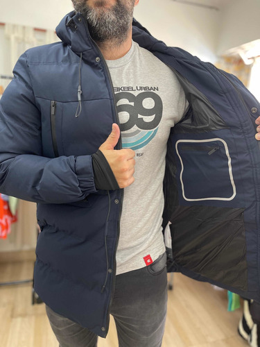 Campera Parka Impermeable Nieve Sky Hombre The Big Shop Cu