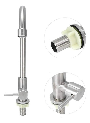 Grifo Llave Lavaplatos Monomando Inoxidable Grifería 30 Cm Marin Grifo Monomando Lavaplatos 30cm Acero Inoxidable Llave Cocina Griferia Con Diseño Elegante Y Resistente Griferia Cromada Marin