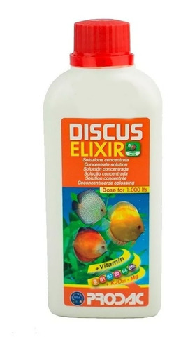 Prodac Discus Elixir 250ml Vitamina Para Peixes Discos