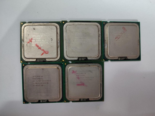 Lote De 5 Procesadores Intel Pentium