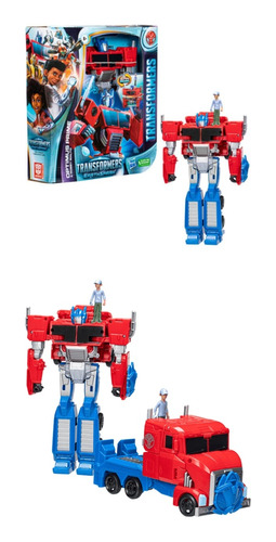 Figura De Acción Transformers Optimus Prime Eartspark Origin