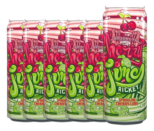 Jugos Arizona- 650ml - 6 Latas - Sabor Cherry