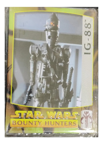 Star Wars Carta Metalica Bounty Hunters Ig-88 Coleccionable