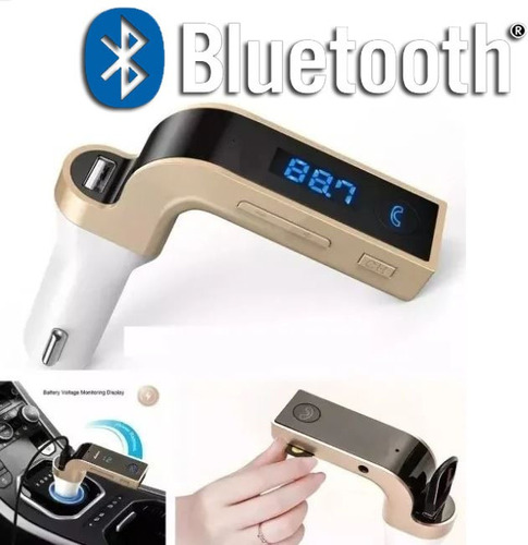 Bluetooth Car Kit Manos Libres Transmisor Fm 