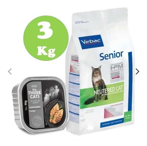 Virbac Hpm Gato Senior 3kg + Regalo