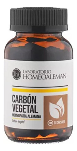 Homeopatía Alemana Carbón Vegetal X60 Cápsulas