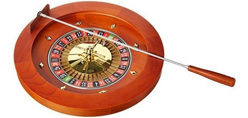 Imagen 3 de 3 de Chh 16 Ruleta De Madera De Lujo Con Rastrillo