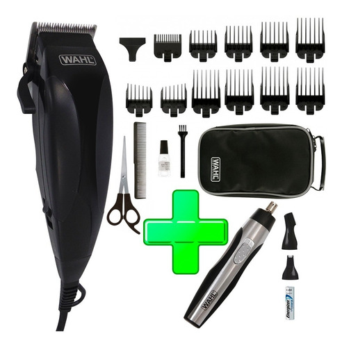 Maquina Cortar Pelo Wahl Homecut 16 Piezas + Nasal + Patillera