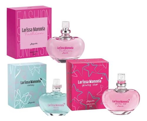 Kit Larissa Manoela 3x25ml - Jequiti