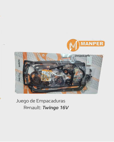 Juego De Empacaduras Para Renault Twingo  16v